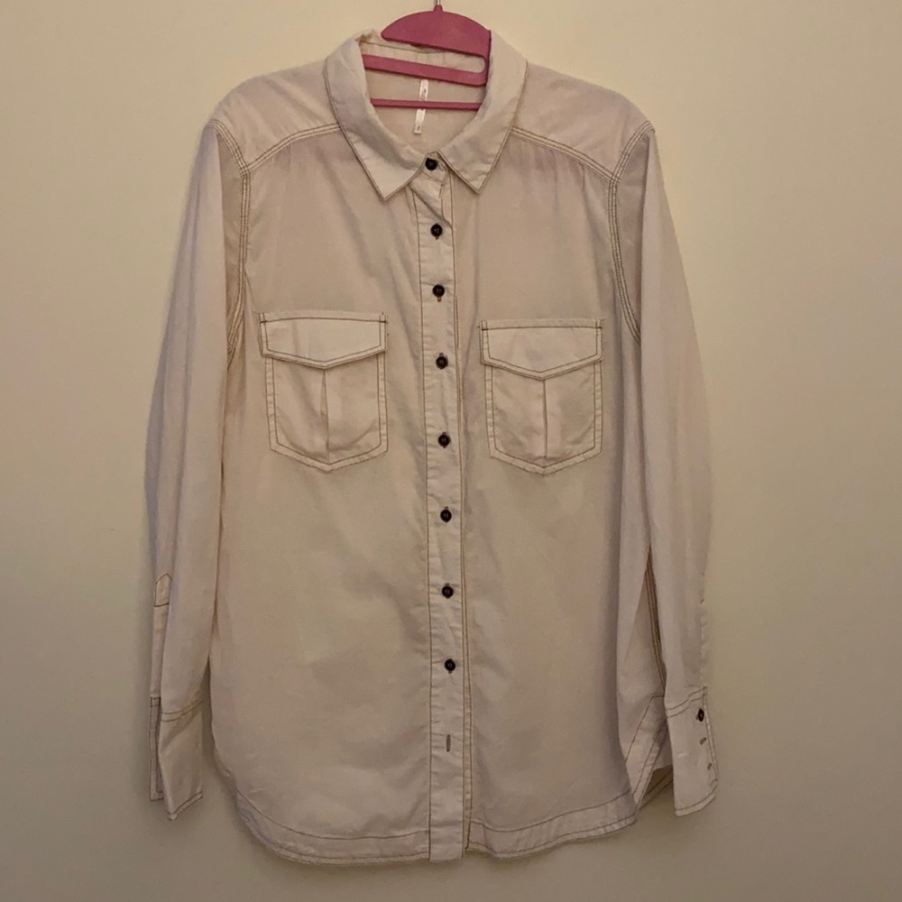 Free People 100% Cotton Buttoned Shirt